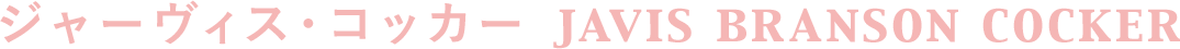 ジャーヴィス・コッカー JAVIS BRANSON COCKER